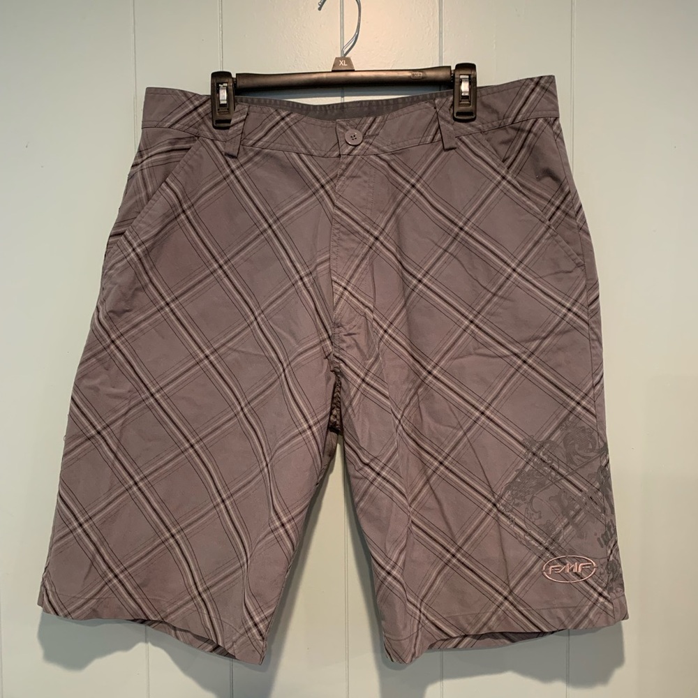 FMF Men’s Racing Shorts Plaid